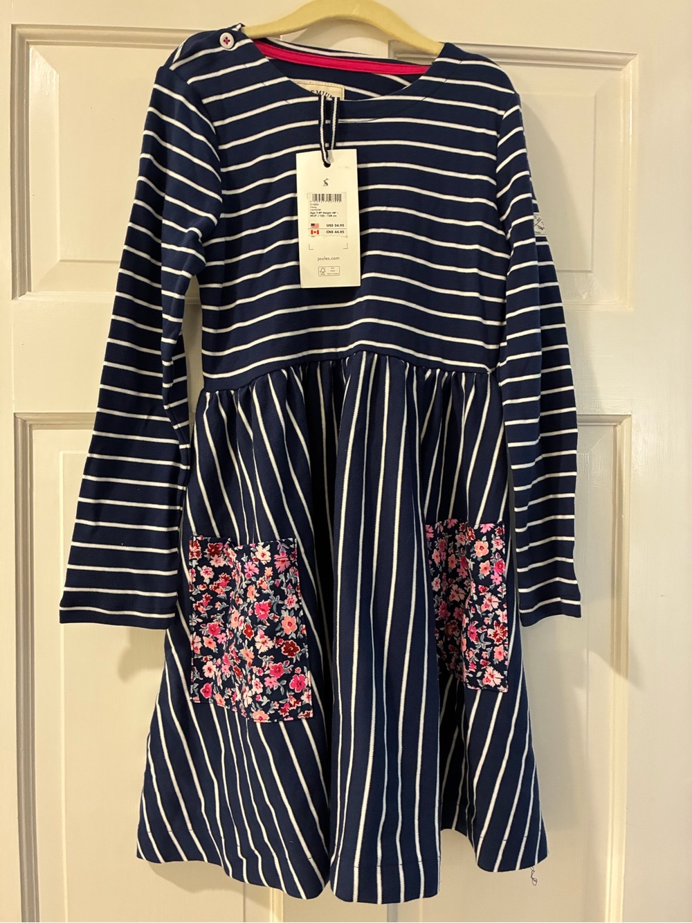 Joules Navy Nancy dress, NWT